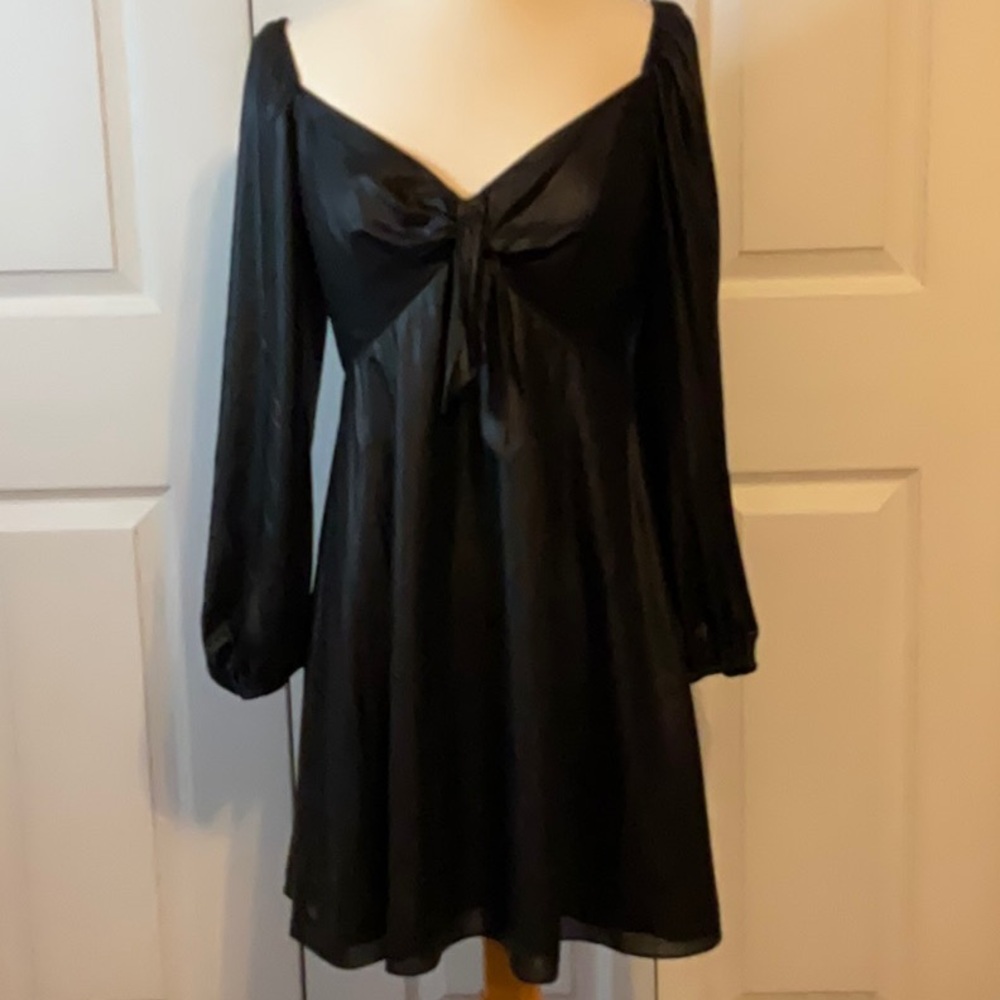 Gianni Bini Black Dress Size 4 Wednesday Goth